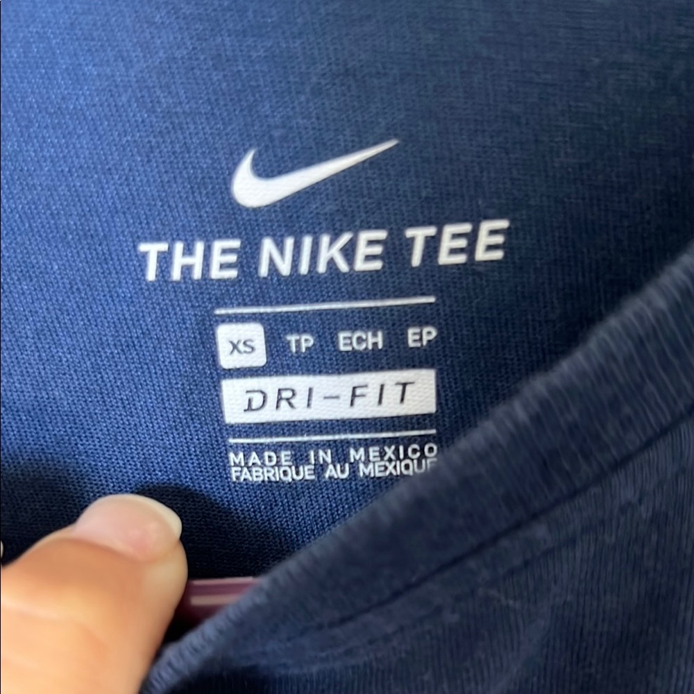 Nike Navy Dri-FIT Performance Tank - Picture 3 of 4